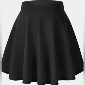 Urban CoCo Women's Basic Versatile Stretchy Flared Casual Mini Skater Skirt
